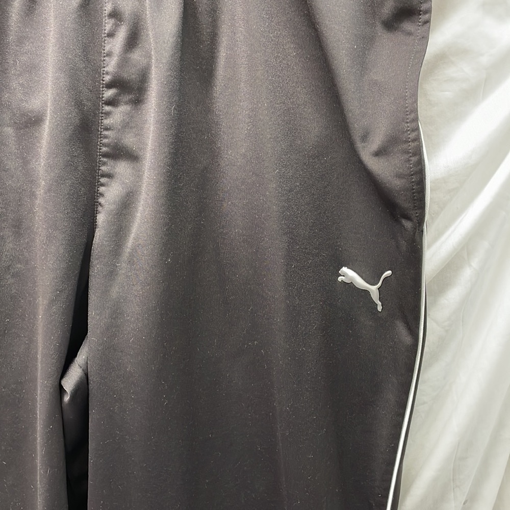 Puma 100% Polyester Drawstring Jogging Pants Men … - image 3